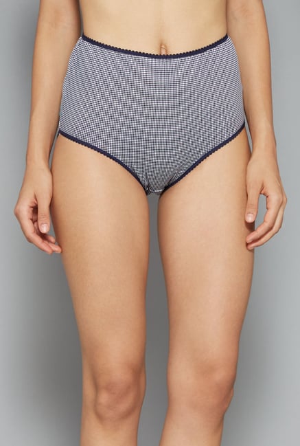 Wunderlove Navy, Grey Printed Panties (Pack Of 3) Wunderlove Navy, Grey Printed Panties (Pack Of 3)