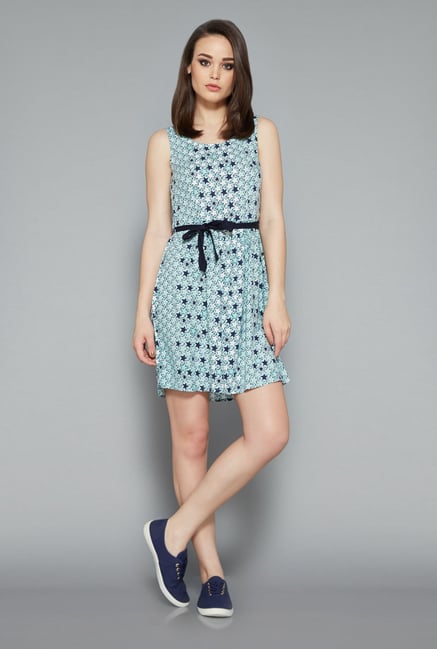 Nuon Teal Nancy Dress Nuon Teal Nancy Dress