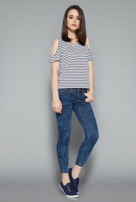 Nuon Navy Dolly Top Nuon Navy Dolly Top