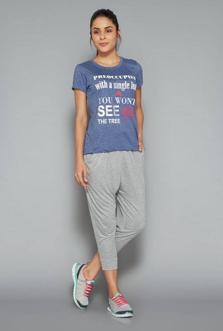 Westsport Womens Indigo Printed T Shirt Westsport Womens Indigo Printed T Shirt