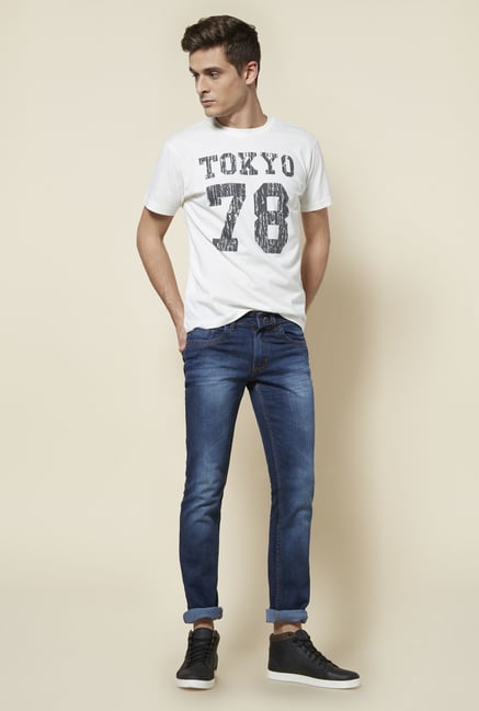 Zudio Indigo Solid Jeans Zudio Indigo Solid Jeans