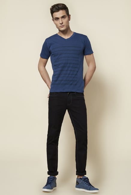 Zudio Indigo Slim Fit T Shirt Zudio Indigo Slim Fit T Shirt