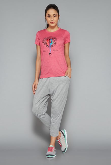 Westsport Womens Grey Solid Joggers Westsport Womens Grey Solid Joggers