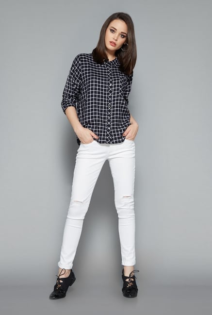 Nuon Navy Bethney Blouse Nuon Navy Bethney Blouse