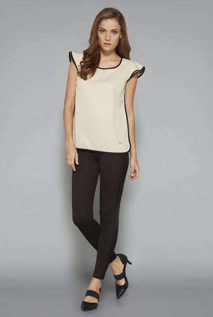 Wardrobe Beige Perkin Blouse Wardrobe Beige Perkin Blouse