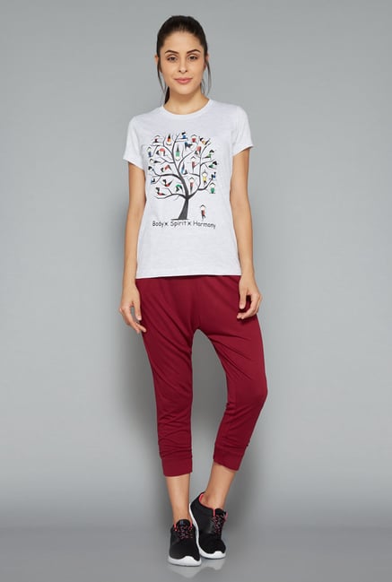 Westsport Womens Ecru Printed T Shirt Westsport Womens Ecru Printed T Shirt