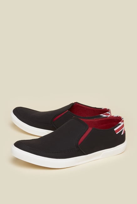 Zudio Black Slip On Shoes Zudio Black Slip On Shoes