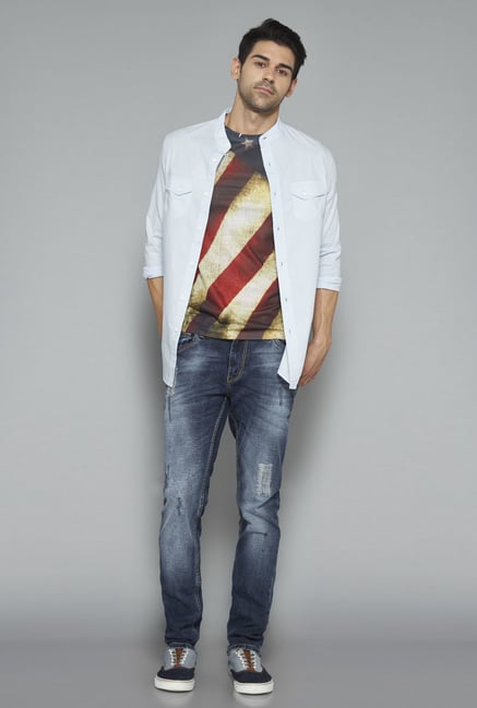 Nuon White Printed T Shirt Nuon White Printed T Shirt