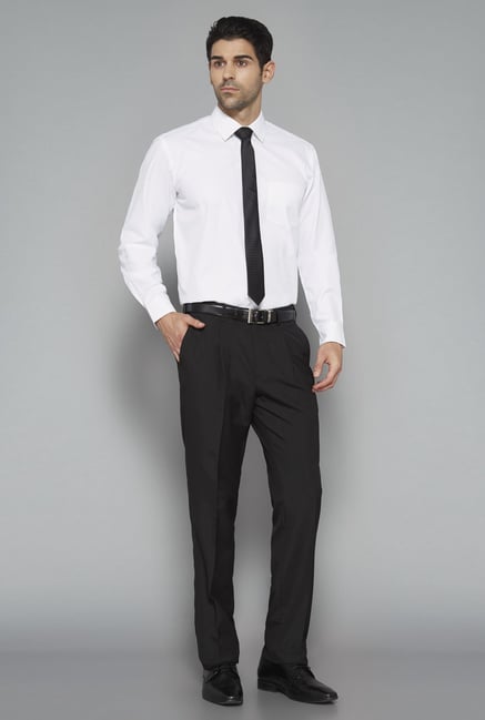 Weststreet White Solid Shirt Weststreet White Solid Shirt