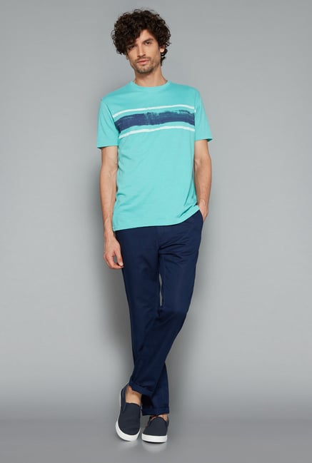 Westsport Mens Navy Solid Trouser Westsport Mens Navy Solid Trouser