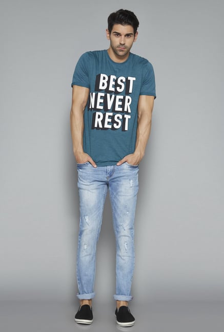 Nuon Light Blue Slim Fit Hendrix Jeans Nuon Light Blue Slim Fit Hendrix Jeans