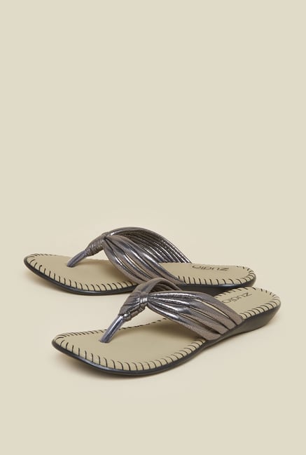 Zudio Silver Flat Sandals Zudio Silver Flat Sandals
