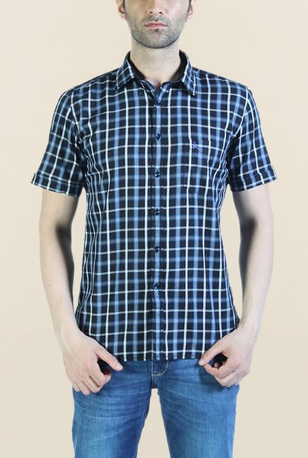 Parx Black Checks Shirt Parx Black Checks Shirt