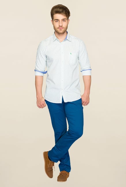 Parx White Checks Shirt Parx White Checks Shirt
