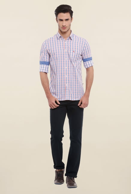 Parx Blue Checks Shirt Parx Blue Checks Shirt