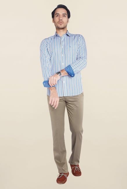 Parx Blue Checks Shirt Parx Blue Checks Shirt