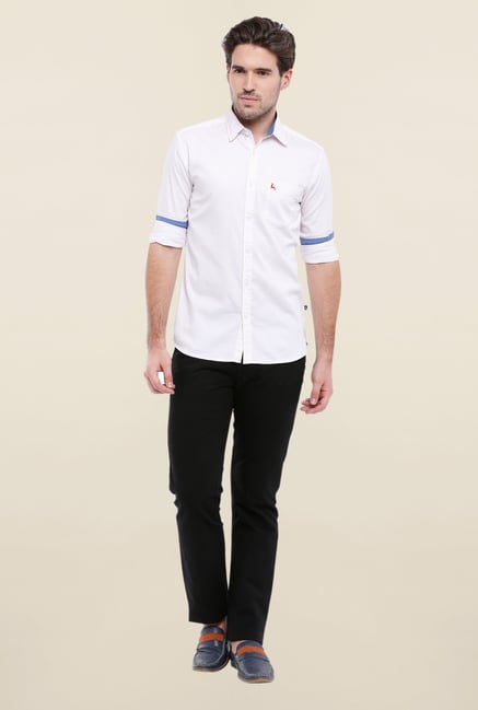 Parx White Printed Shirt Parx White Printed Shirt