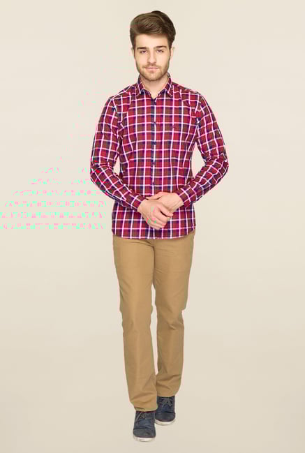 Parx Red Checks Shirt Parx Red Checks Shirt