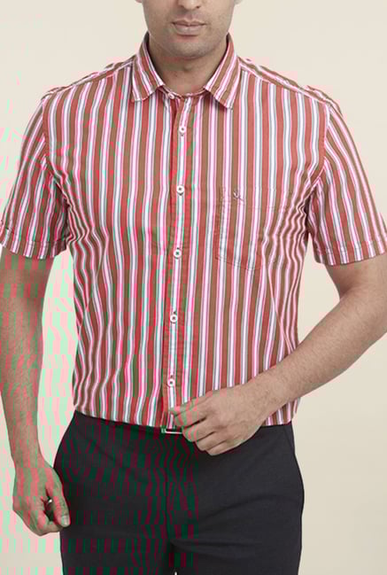 Parx Red Striped Shirt Parx Red Striped Shirt