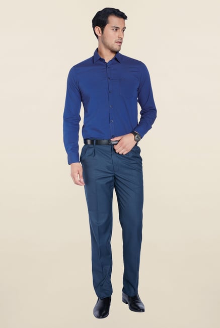 Parx Blue Striped Shirt Parx Blue Striped Shirt