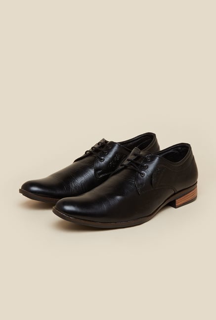 Metro Black Leather Lace Up Shoes Metro Black Leather Lace Up Shoes