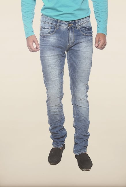 Spykar Blue Denim Low Rise Skinny Fit Jeans Spykar Blue Denim Low Rise Skinny Fit Jeans