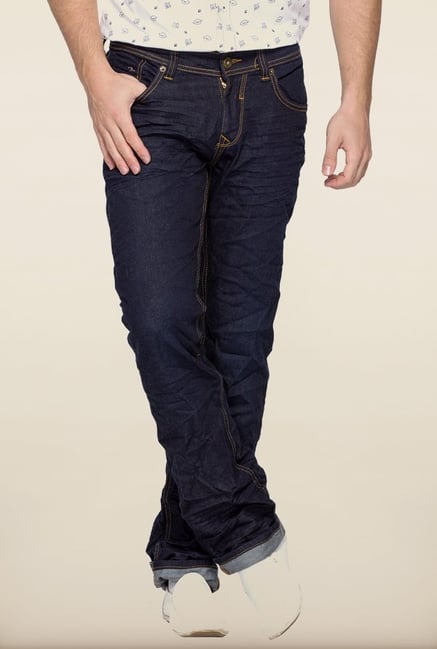 Spykar Dark Blue Slim Fit Jeans Spykar Dark Blue Slim Fit Jeans