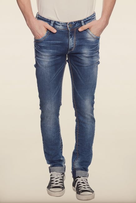 Spykar Blue Low Rise Denim Jeans Spykar Blue Low Rise Denim Jeans