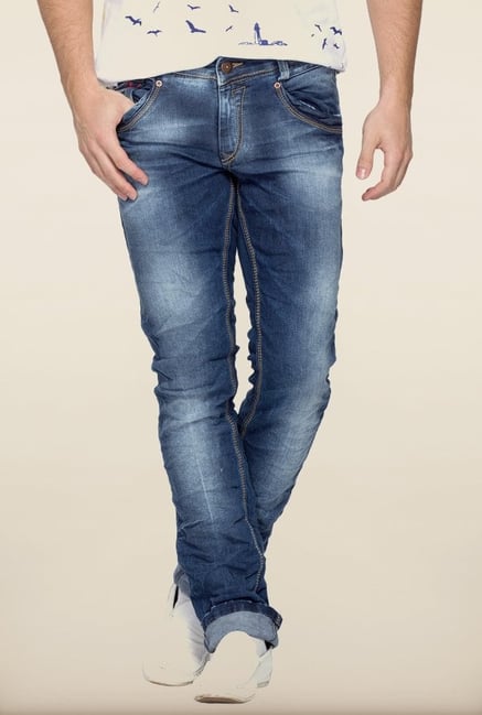 Spykar Blue Low Rise Jeans Spykar Blue Low Rise Jeans