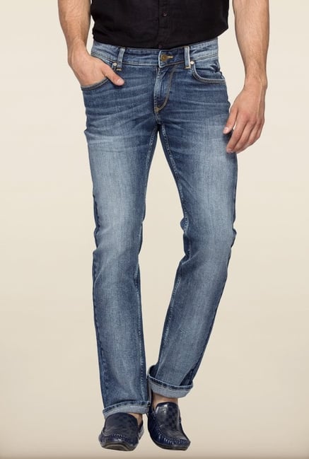 Spykar Blue Slim Fit Jeans Spykar Blue Slim Fit Jeans
