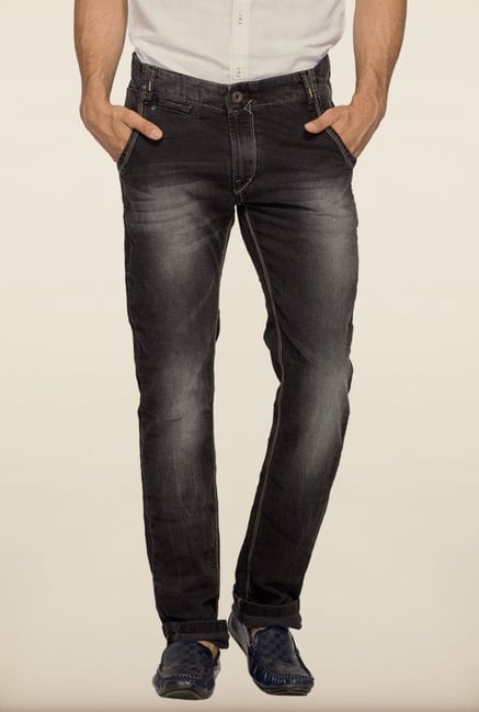 Spykar Black Skinny Fit Jeans Spykar Black Skinny Fit Jeans