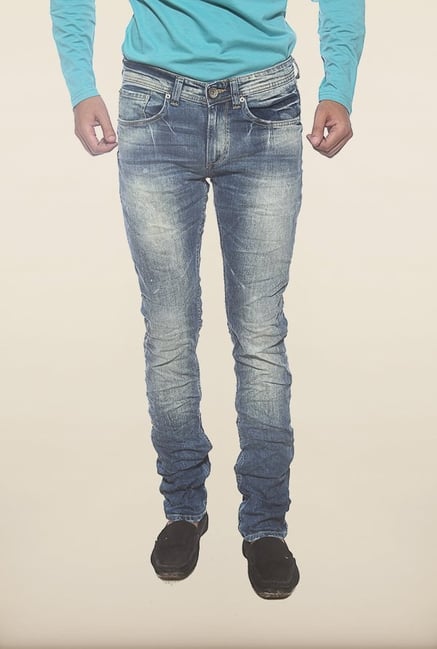 Spykar Blue Washed Low Rise Jeans Spykar Blue Washed Low Rise Jeans