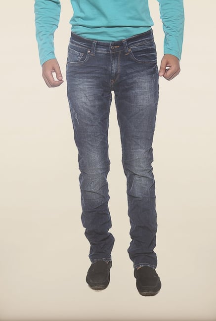 Spykar Blue Washed Low Rise Skinny Fit Jeans Spykar Blue Washed Low Rise Skinny Fit Jeans