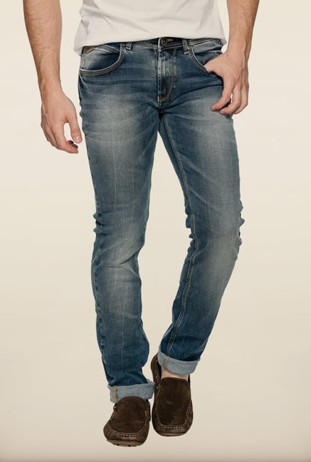 Spykar Blue Low Rise Skinny Fit Denim Jeans Spykar Blue Low Rise Skinny Fit Denim Jeans