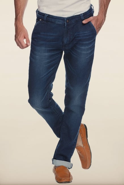 Spykar Dark Blue Skinny Fit Jeans Spykar Dark Blue Skinny Fit Jeans