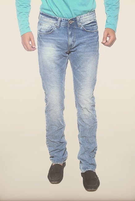 Spykar Blue Washed Low Rise Jeans Spykar Blue Washed Low Rise Jeans
