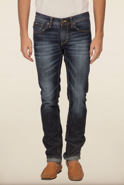 Spykar Dark Blue Low Rise Skinny Fit Jeans Spykar Dark Blue Low Rise Skinny Fit Jeans