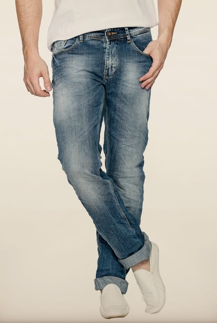 Spykar Blue Low Rise Slim Fit Jeans Spykar Blue Low Rise Slim Fit Jeans