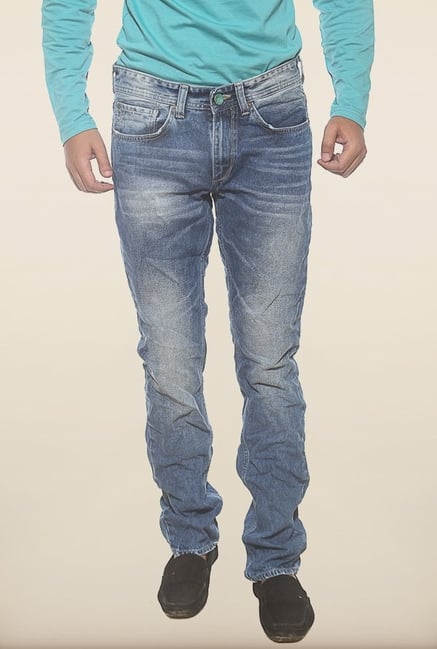 Spykar Blue Low Rise Denim Jeans Spykar Blue Low Rise Denim Jeans