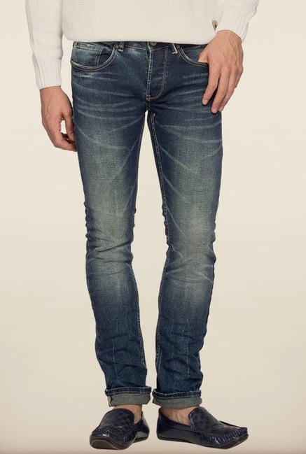 Spykar Blue Low Rise Slim Fit Jeans Spykar Blue Low Rise Slim Fit Jeans