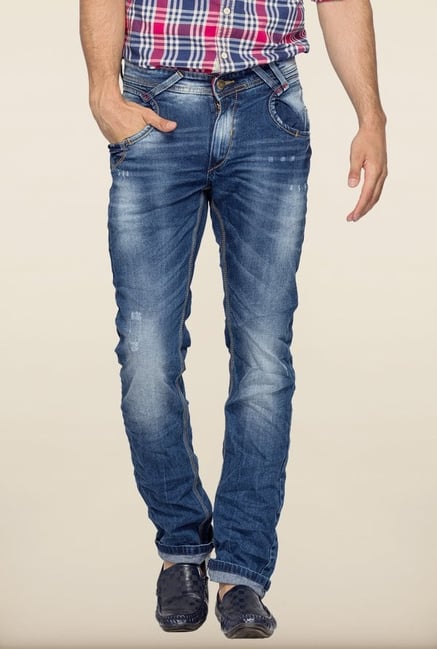 Spykar Blue Skinny Fit Denim Jeans Spykar Blue Skinny Fit Denim Jeans