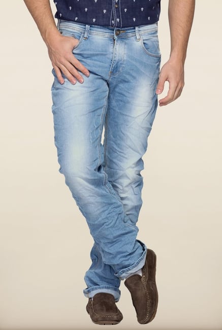 Spykar Light Blue Slim Fit Jeans Spykar Light Blue Slim Fit Jeans