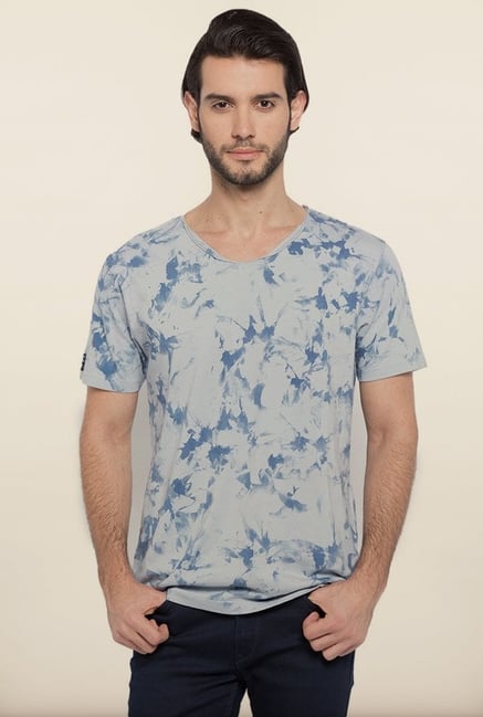 Spykar Grey Printed T shirt Spykar Grey Printed T shirt