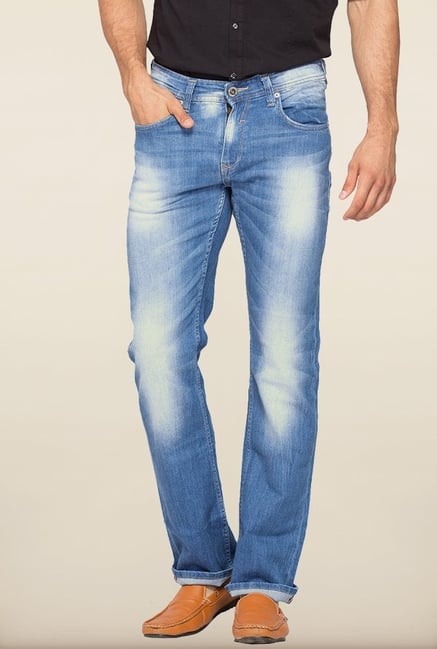 Spykar Blue Washed Slim Fit Jeans Spykar Blue Washed Slim Fit Jeans