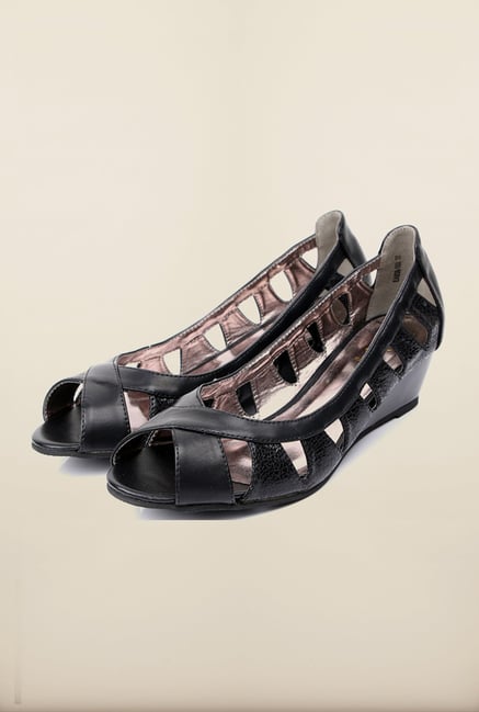 Tresmode Cedesign Black Wedges Tresmode Cedesign Black Wedges
