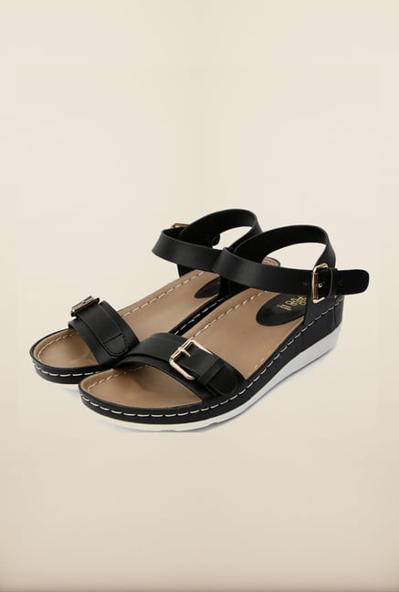 Tresmode Rekong Black Wedges Tresmode Rekong Black Wedges
