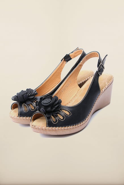 Tresmode Socomf Black Wedges Tresmode Socomf Black Wedges