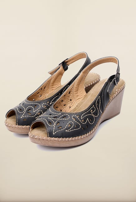 Tresmode Soeasy Black Wedges Tresmode Soeasy Black Wedges