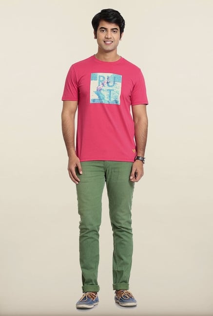 Seven Pink Printed T-Shirt Seven Pink Printed T-Shirt
