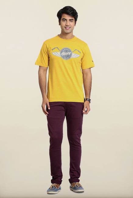 Seven Mustard Printed T-Shirt Seven Mustard Printed T-Shirt